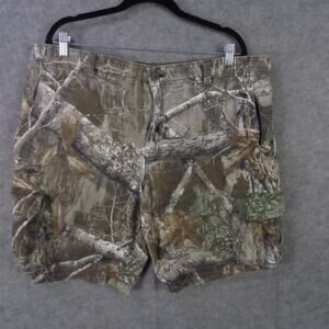 George Shorts Mens 42 Camo Realtree EDGE Cargo Stretch Utility Outdoors Hunting
